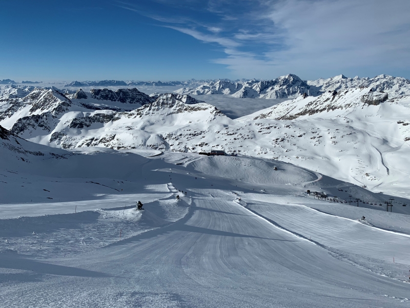 Frühlingsschilauf am Mölltaler Gletscher